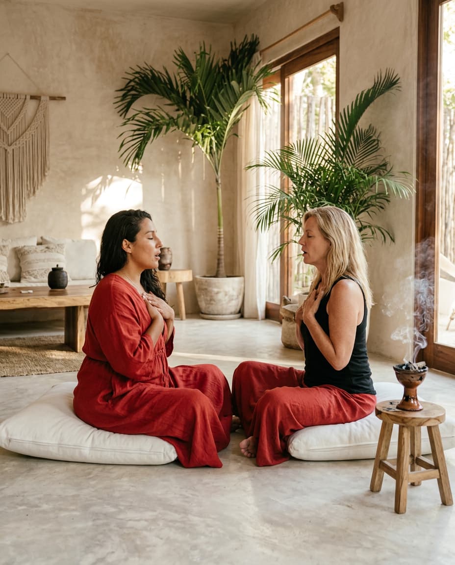 A grounded and supported Healing Air moment